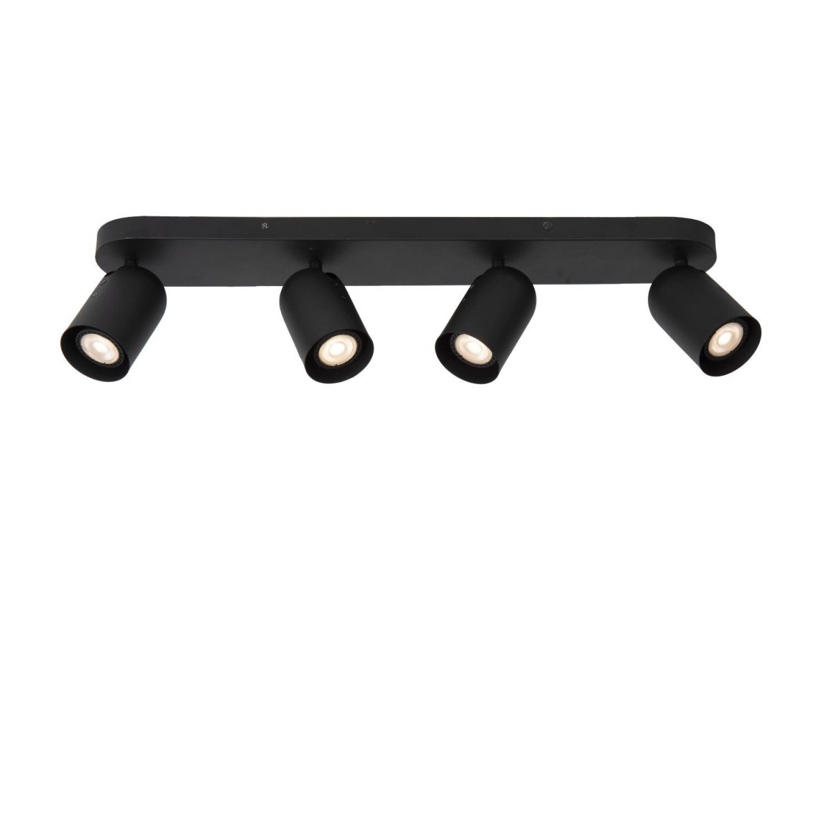 Lucide 13958/04/30 PUNCH - Reflektor sufitowy - 4xGU10 - Czarny
