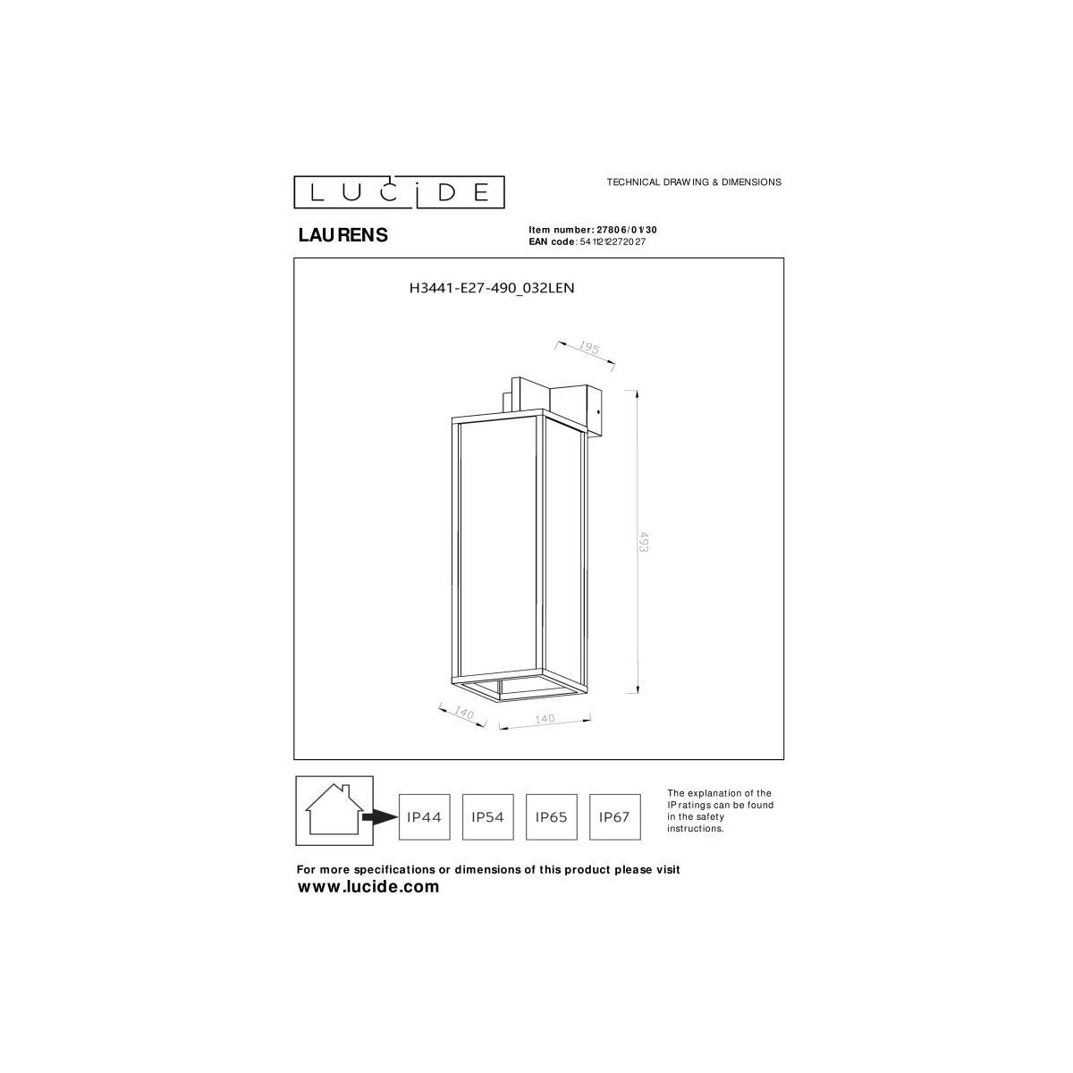 Lucide LAURENS 27806/01/30