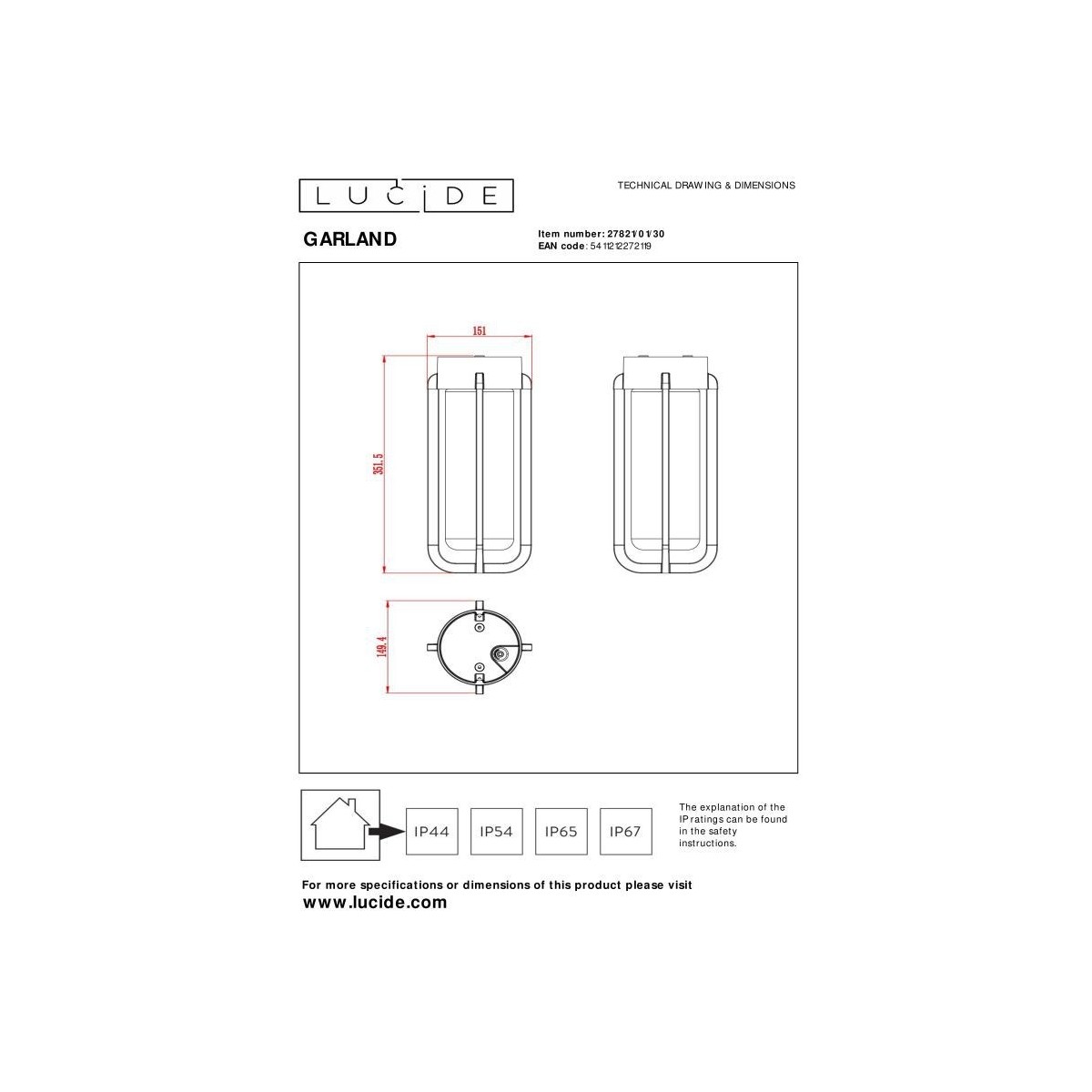 Lucide GARLAND 27821/01/30