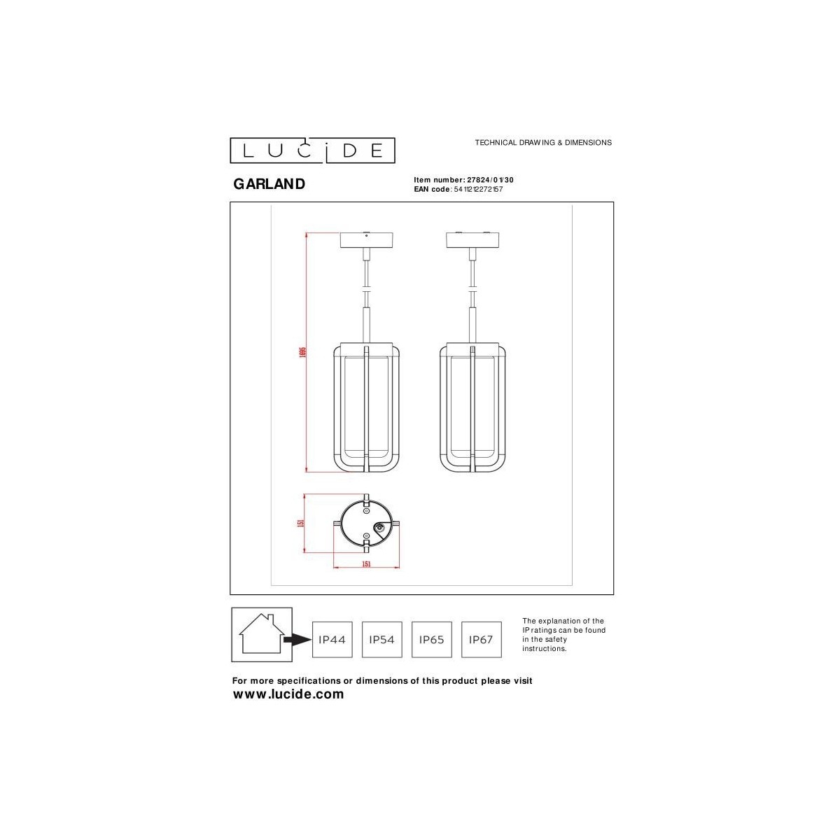Lucide GARLAND 27824/01/30