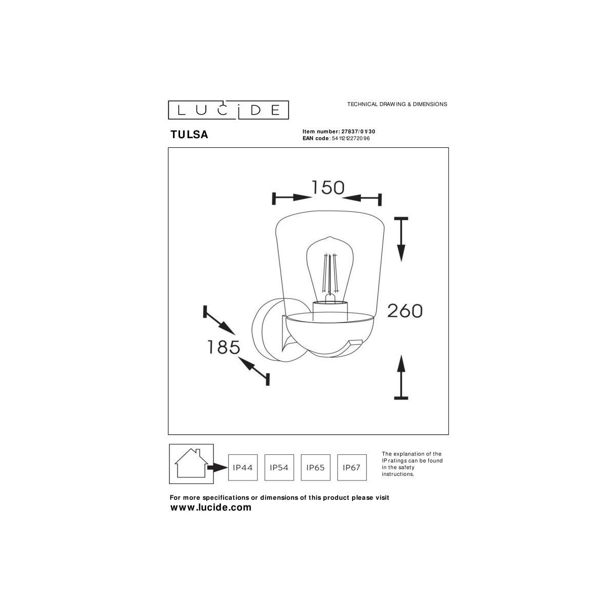 Lucide TULSA 27837/01/30