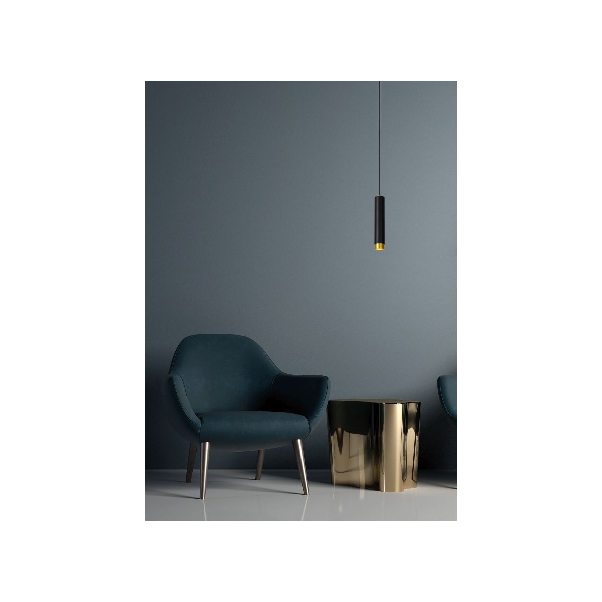 Lucide 35413/01/30 FLORIS - Lampa wisząca - 5.9 cm - 1xGU10 - Czarna