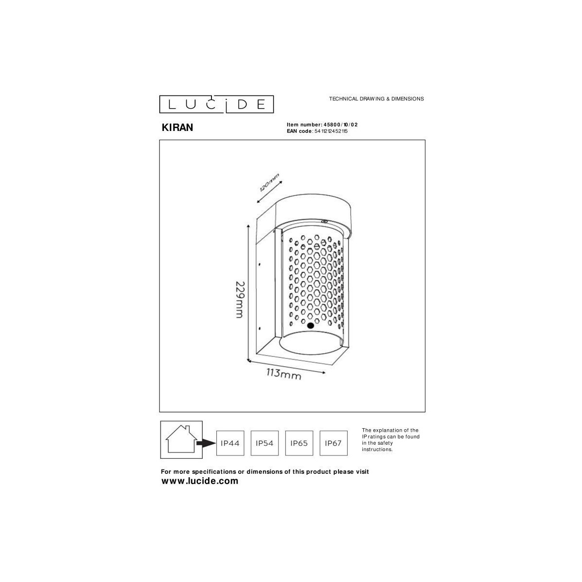 Lucide KIRAN 45800/10/02