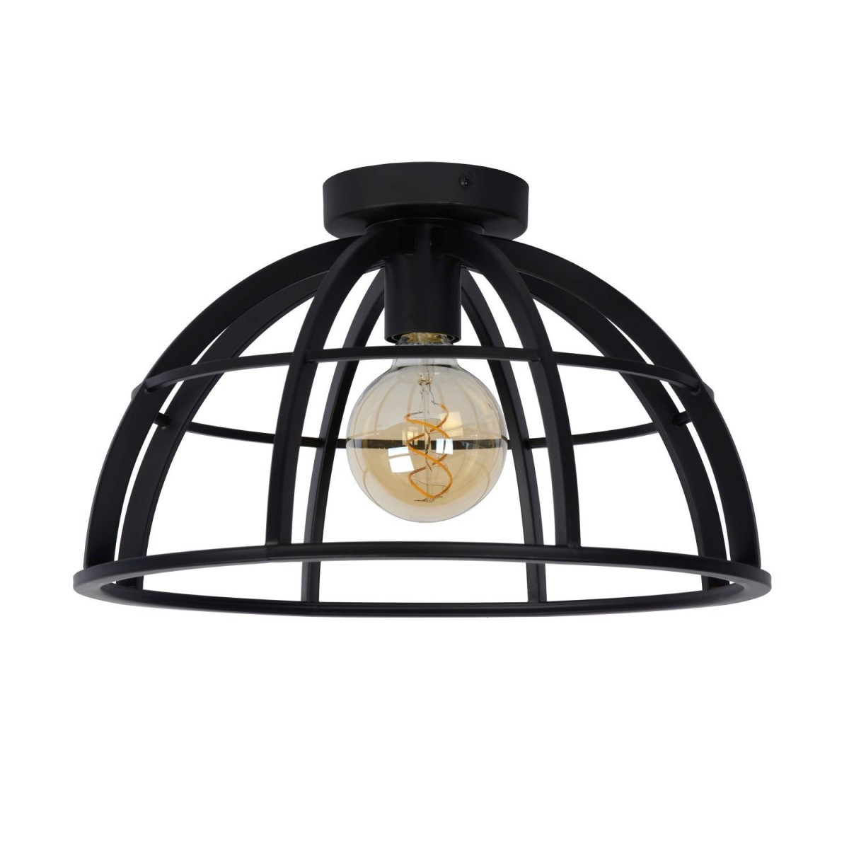 Lucide 76164/40/30 DIKRA - Lampa sufitowa wpuszczana - 1xE27 - Czarna