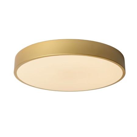 Lucide 79185/40/02 UNAR - Lampa sufitowa wpuszczana - 39.5 cm - LED 3 StepDim - 1x24W 2700K - Matowe złoto - Mosiądz