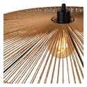 Lucide 10413/50/72 YUNKAI - Lampa wisząca - 50 cm - 1xE27 - Naturalna