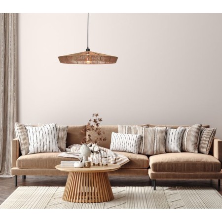 Lucide 10413/70/72 YUNKAI - Lampa wisząca - 70 cm - 1xE27 - Naturalna