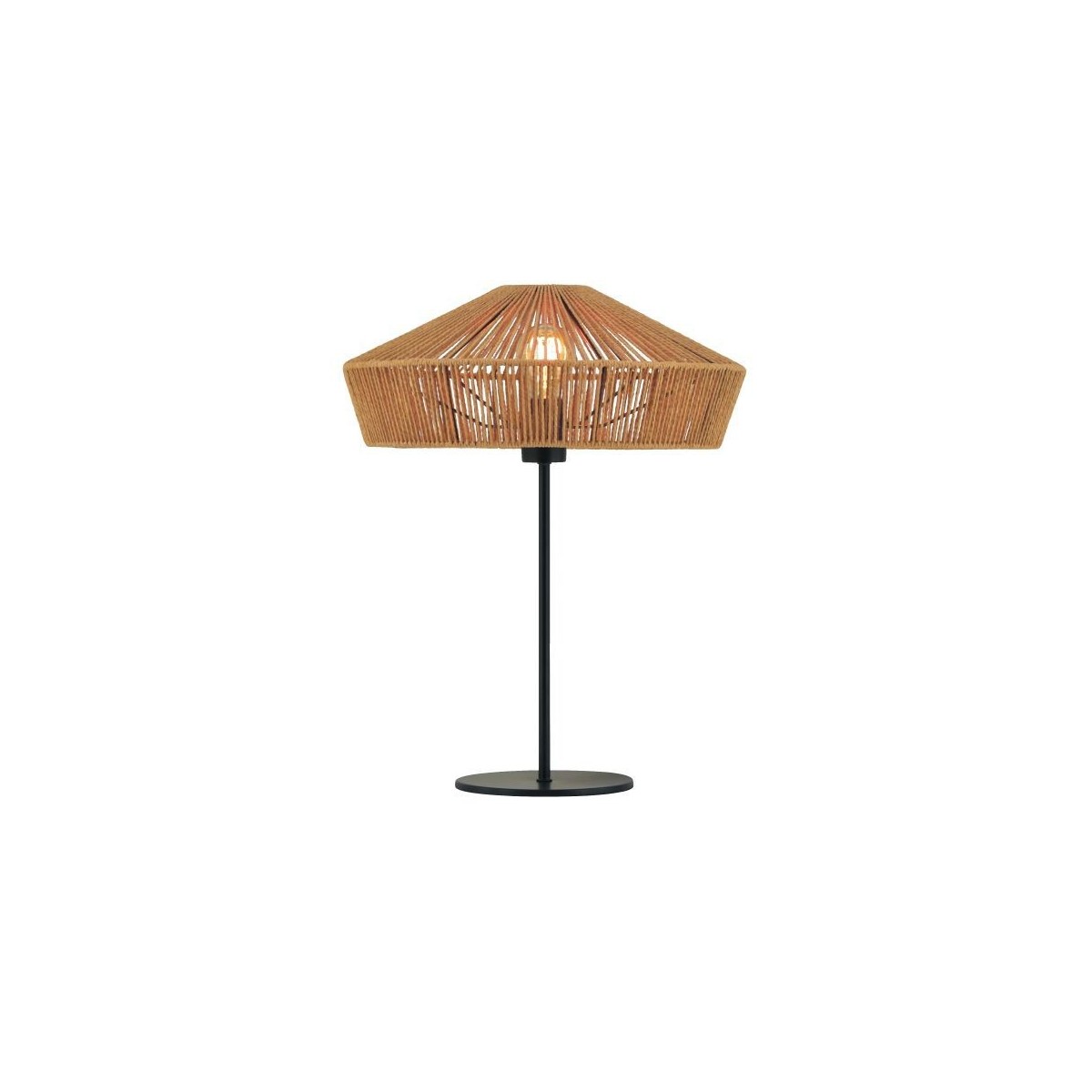 Lucide 10513/40/72 YUNKAI - Lampa stołowa - 40 cm - 1xE27 - Naturalna