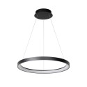 Lucide 46403/48/30 VIDAL - Lampa wisząca - 58 cm - Ściemniacz LED - 1x48W 2700K - Czarny