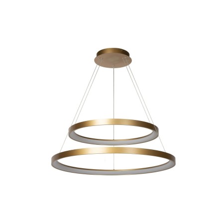 Lucide 46403/92/02 VIDAL - Lampa wisząca - 78 cm - Ściemniacz LED - 1x92W 2700K - Matowe złoto - Mosiądz | Premium