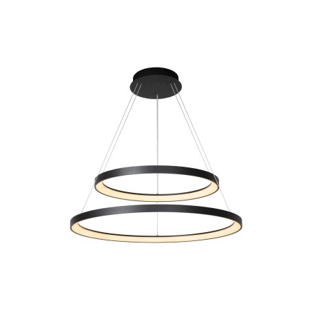 Lucide 46403/92/30 VIDAL - Lampa wisząca - 78 cm - Ściemniacz LED - 1x92W 2700K - Czarny | Premium