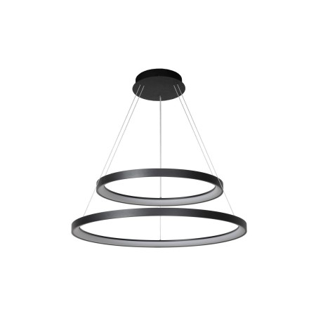 Lucide 46403/92/30 VIDAL - Lampa wisząca - 78 cm - Ściemniacz LED - 1x92W 2700K - Czarny | Premium
