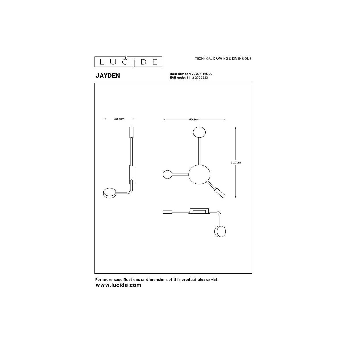 Lucide JAYDEN 70284/09/30
