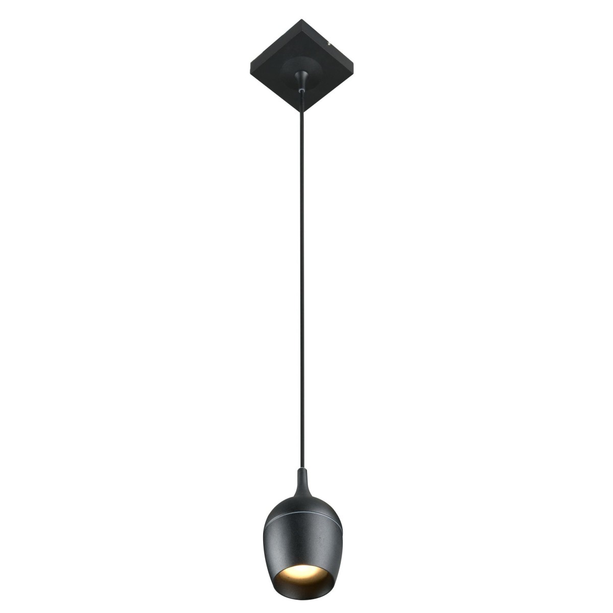 Lucide 09437/01/30 PRESTON - Lampa wisząca łazienkowa - 10 cm - 1xGU10 - IP44 - Czarna