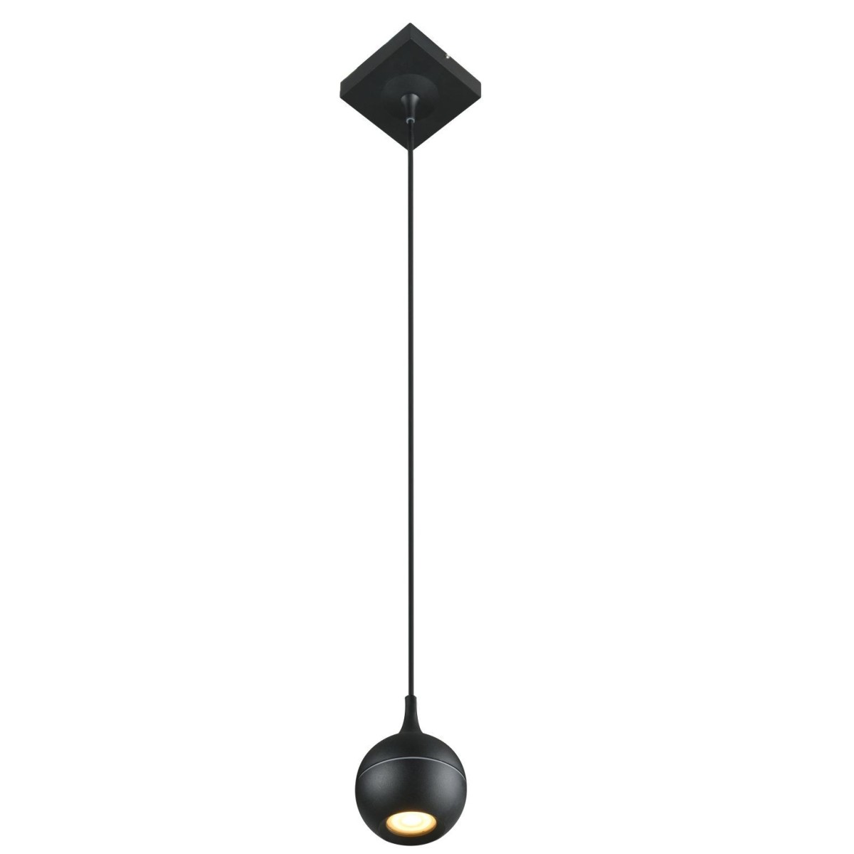 Lucide 09438/01/30 FAVORI - Lampa wisząca łazienkowa - 1xGU10 - IP44 - Czarna
