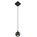 Lucide 09438/01/30 FAVORI - Lampa wisząca łazienkowa - 1xGU10 - IP44 - Czarna