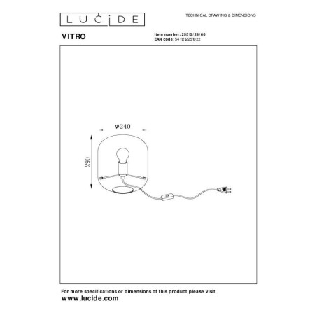 Lucide VITRO 25510/24/60