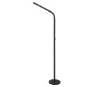 Lucide 36712/04/30 GILLY - Lampa podłogowa do czytania z akumulatorem - Akumulator - Ściemniacz LED - 1x6W 2700K - Czarny