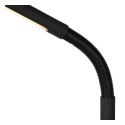 Lucide 36712/04/30 GILLY - Lampa podłogowa do czytania z akumulatorem - Akumulator - Ściemniacz LED - 1x6W 2700K - Czarny