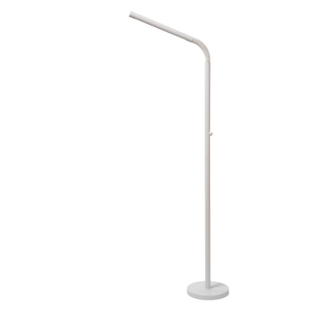 Lucide 36712/04/31 GILLY - Lampa podłogowa do czytania z akumulatorem - Akumulator - Ściemniacz LED - 1x6W 2700K - Biały
