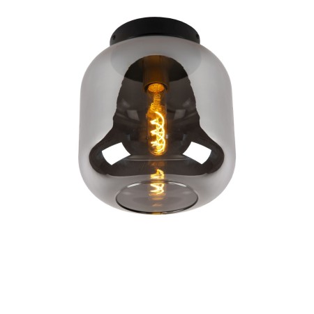 Lucide 45194/25/65 JOANET - Lampa sufitowa wpuszczana - 25 cm - 1xE27 - Szary dymny