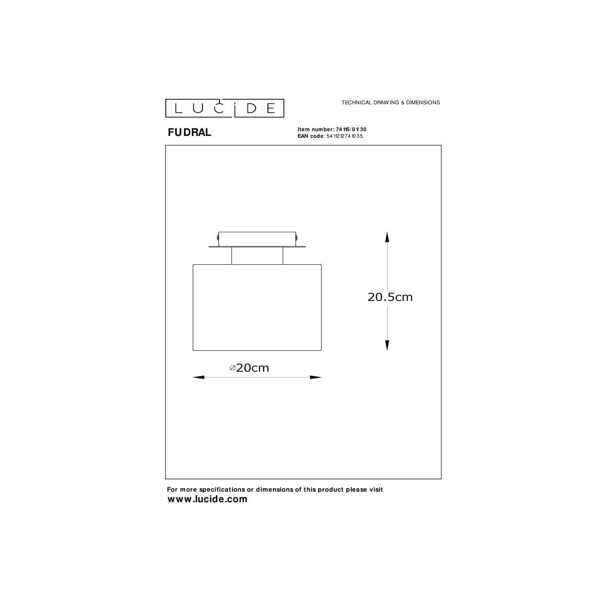 Lucide FUDRAL 74115/01/30