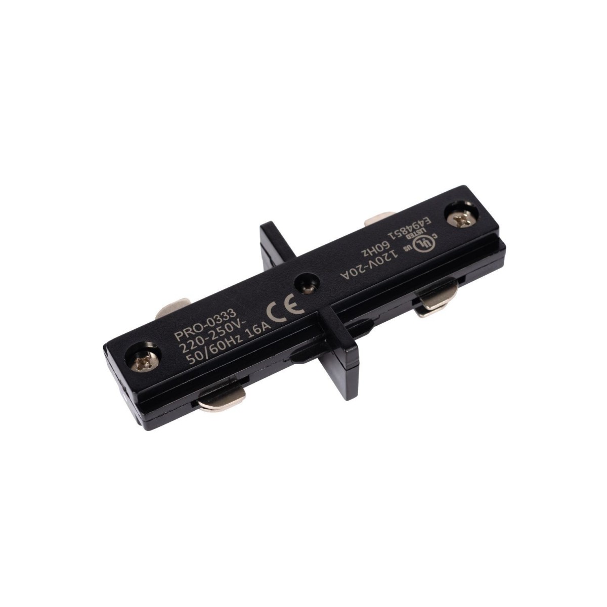 Lucide 09950/06/30 Łącznik TRACK I - 1-obwodowy System oświetlenia szynowego - Czarny (rozszerzenie)