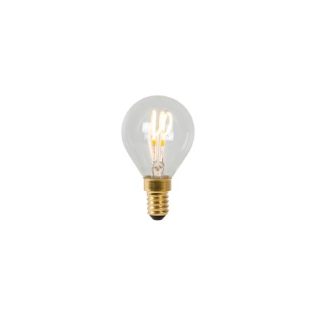 Lucide 49046/03/60 P45 - Żarówka z żarnikiem - 4.5 cm - LED Dim. - E14 - 1x3W 2700K - Przezroczysta