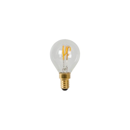 Lucide 49046/03/60 P45 - Żarówka z żarnikiem - 4.5 cm - LED Dim. - E14 - 1x3W 2700K - Przezroczysta