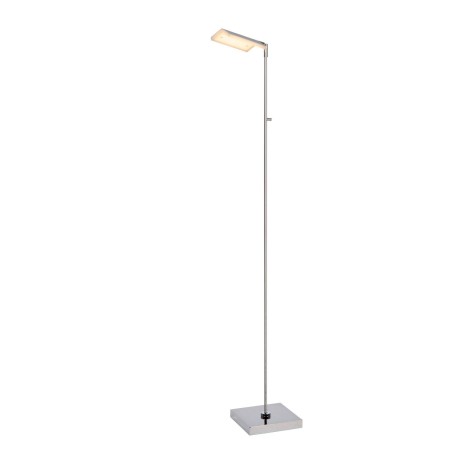 Lucide 19730/10/11 AARON - Lampa podłogowa do czytania - LED ściemnialna - CCT - 1x12W 2700K-4000K - chrom