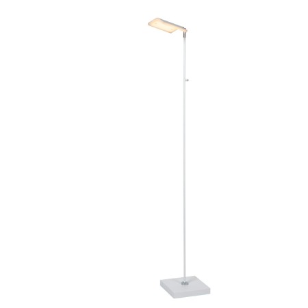 Lucide 19730/10/31 AARON - Lampa podłogowa do czytania - LED Dim. - CCT - 1x12W 2700K-4000K - Biała