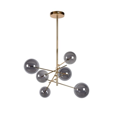 Lucide 46417/06/10 ALARA - Lampa wisząca - 72 cm - LED - G4 - 6x1.5W 2700K - Złota