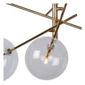 Lucide 46417/06/10 ALARA - Lampa wisząca - 72 cm - LED - G4 - 6x1.5W 2700K - Złota