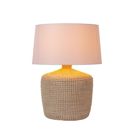 Lucide 10551/81/73 AMBALA - Lampa stołowa - 35 cm - 1xE27 - Naturalna | Premium