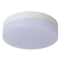 Lucide 79111/24/31 BISKIT - Lampa sufitowa łazienkowa wpuszczana - 23 cm - LED - 1x12W 2700K - IP44 - Czujnik ruchu - Biała