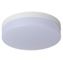 Lucide 79111/30/31 BISKIT - Lampa sufitowa łazienkowa wpuszczana - 28 cm - LED - 1x18W 2700K - IP44 - Czujnik ruchu - Biała