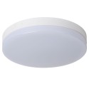 Lucide 79111/40/31 BISKIT - Lampa sufitowa łazienkowa wpuszczana - 40 cm - LED - 1x36W 2700K - IP44 - Czujnik ruchu - Biała