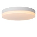 Lucide 79111/40/31 BISKIT - Lampa sufitowa łazienkowa wpuszczana - 40 cm - LED - 1x36W 2700K - IP44 - Czujnik ruchu - Biała