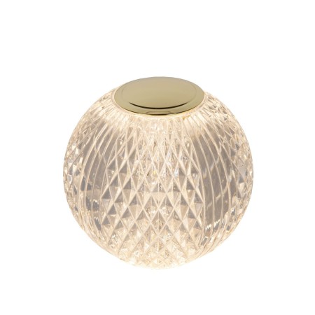 Lucide 13599/01/60 CINTRA - Lampa stołowa akumulatorowa - Akumulator - 9 cm - LED 3-stopniowa regulacja przyciemniania - 1x1.…