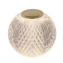 Lucide 13599/01/60 CINTRA - Lampa stołowa akumulatorowa - Akumulator - 9 cm - LED 3-stopniowa regulacja przyciemniania - 1x1.…