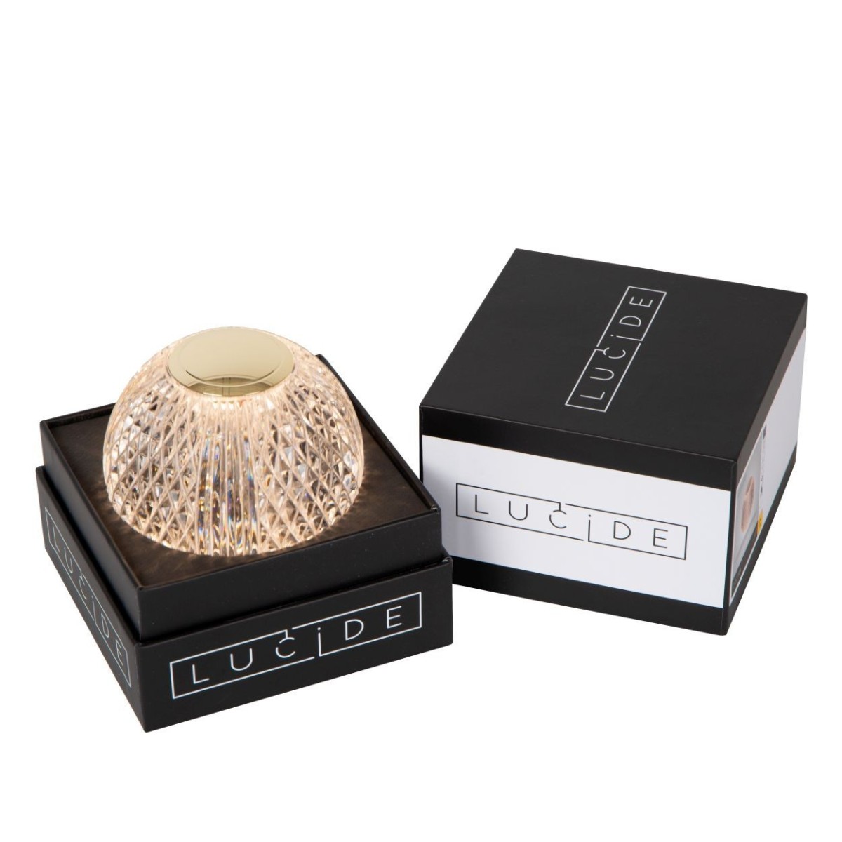 Lucide 13599/01/60 CINTRA - Lampa stołowa akumulatorowa - Akumulator - 9 cm - LED 3-stopniowa regulacja przyciemniania - 1x1.…