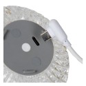 Lucide 13599/02/60 CINTRA - Lampa stołowa akumulatorowa - Akumulator - 11 cm - LED 3 StepDim - 1x2W 2700K - Przezroczysta