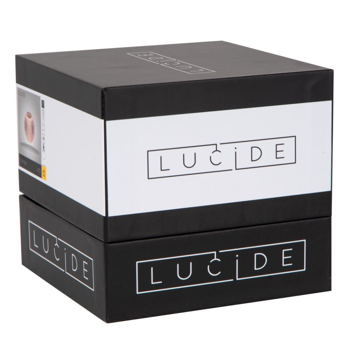 Lucide 13599/02/60 CINTRA - Lampa stołowa akumulatorowa - Akumulator - 11 cm - LED 3 StepDim - 1x2W 2700K - Przezroczysta