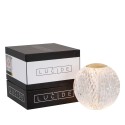 Lucide 13599/02/60 CINTRA - Lampa stołowa akumulatorowa - Akumulator - 11 cm - LED 3 StepDim - 1x2W 2700K - Przezroczysta