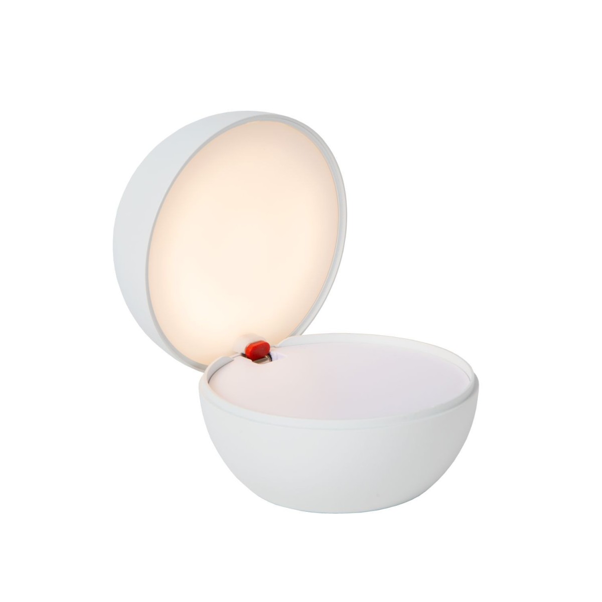 Lucide 27505/02/31 CLIPPER - Lampa stołowa akumulatorowa - Akumulator - 12 cm - LED - 1x2.2W 2700K - Biała