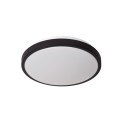 Lucide 79110/30/30 DASHER - Lampa sufitowa łazienkowa wpuszczana - 29.3 cm - LED - 1x12W 2700K - IP44 - Czujnik ruchu - Czarn…