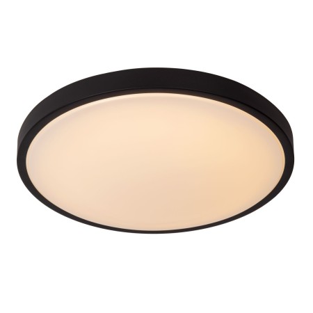Lucide 79110/40/30 DASHER - Lampa sufitowa łazienkowa wpuszczana - 41 cm - LED - 1x24W 2700K - IP44 - Czujnik ruchu - Czarny