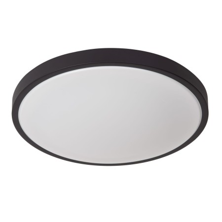 Lucide 79110/40/30 DASHER - Lampa sufitowa łazienkowa wpuszczana - 41 cm - LED - 1x24W 2700K - IP44 - Czujnik ruchu - Czarny
