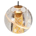 Lucide 13497/16/02 DILENKO - Lampa wisząca - LED ściemnialna - 5x3.5W 2700K - matowe złoto - mosiądz