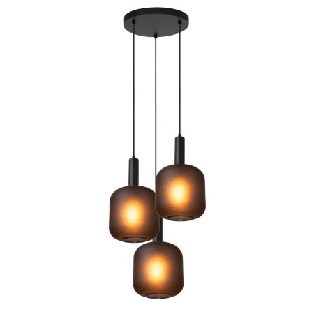 Lucide 45405/13/30 ELOISE - Lampa wisząca - 40 cm - 3xE27 - Czarna